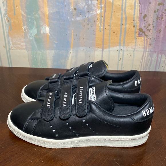 Adidas Consortium UNOFCL X Human Made Core Black/ Off White Mens Black 6.5 - Picture 4 of 8